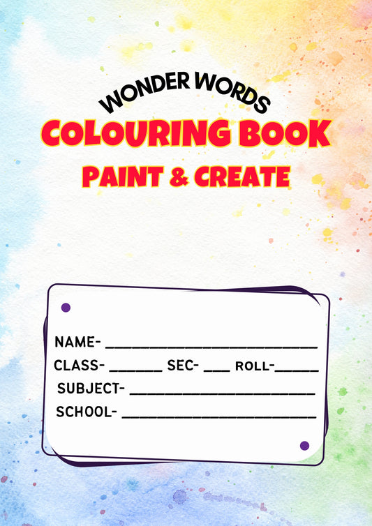 Colouring Book Paint and Create