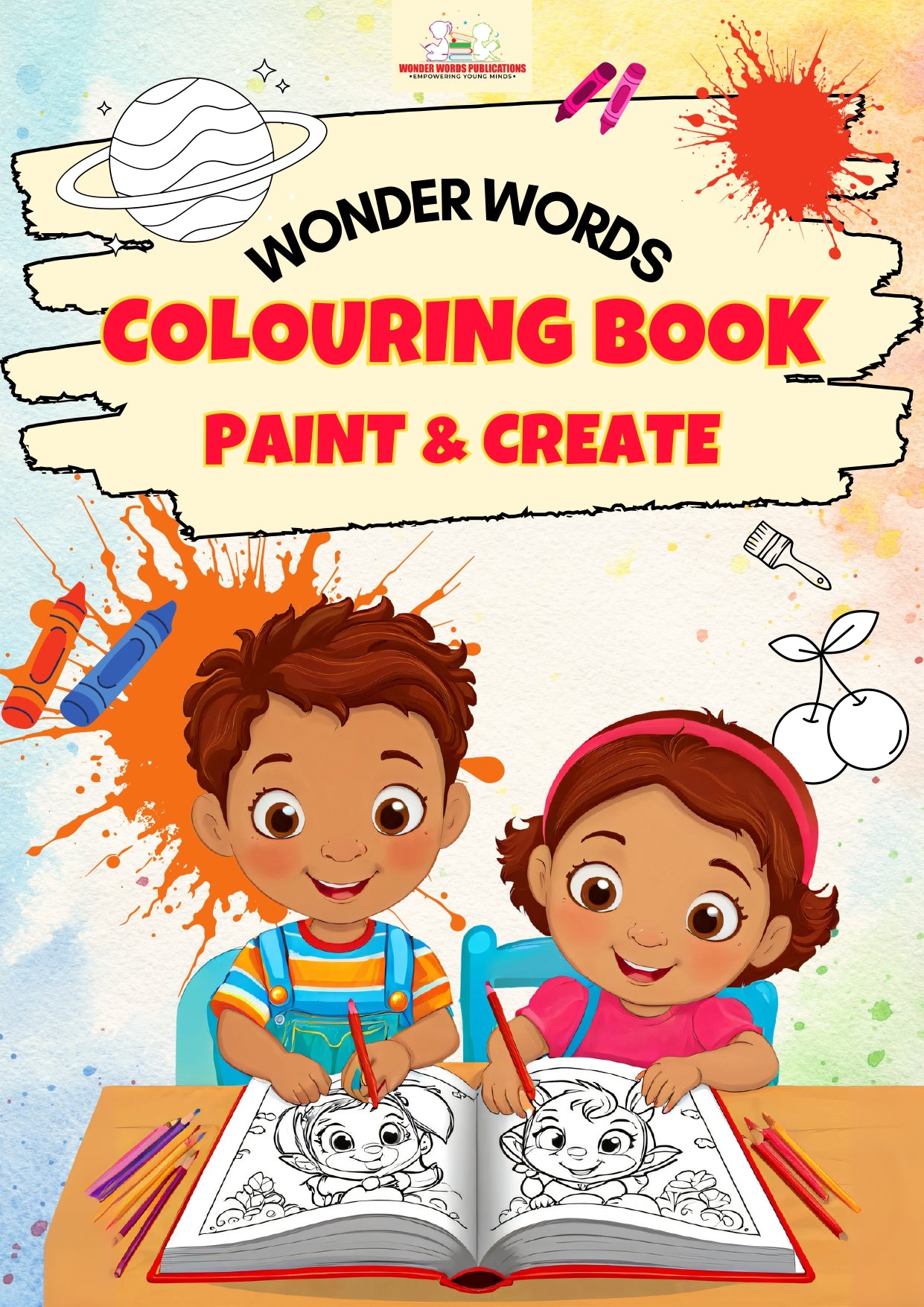 Colouring Book Paint and Create